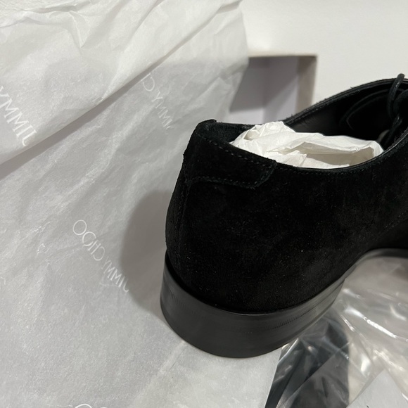 Mens black dress shoe jimmy Choo suede, laces - Picture 4 of 13